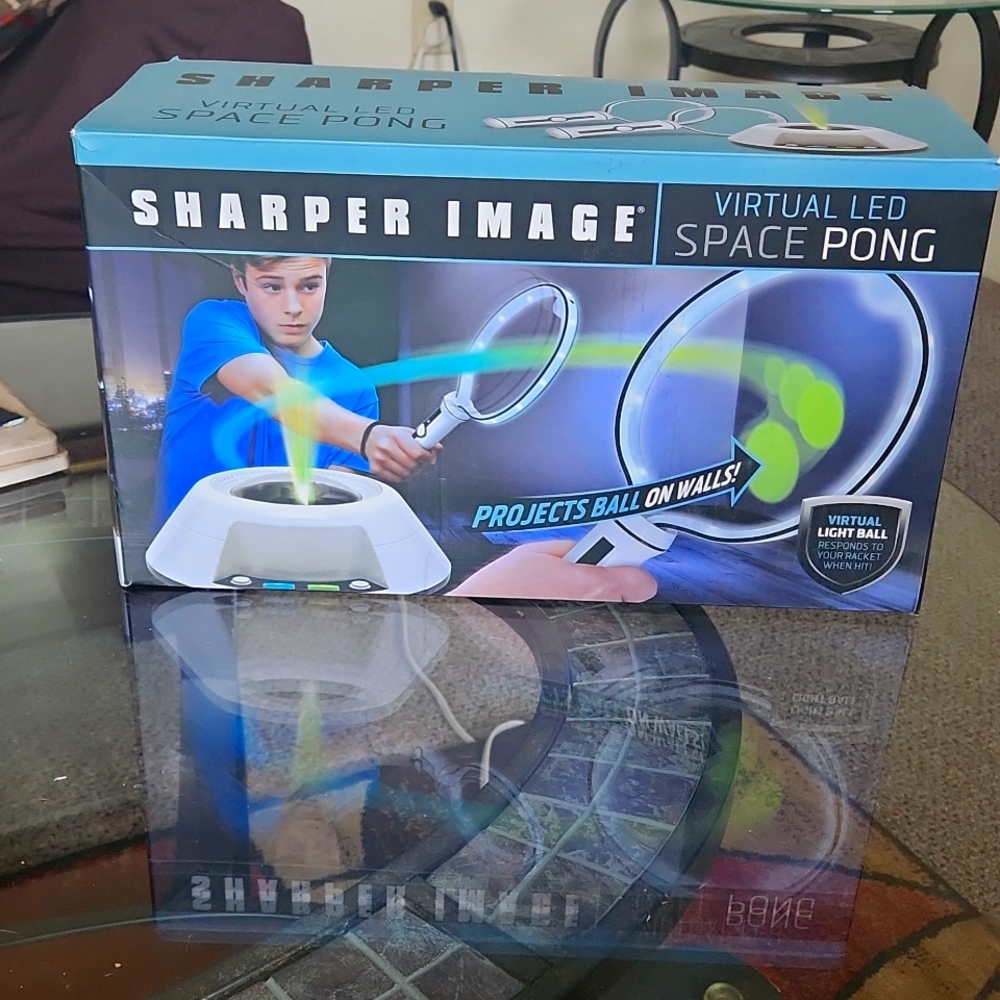 Sharper Image virtual LED space pong